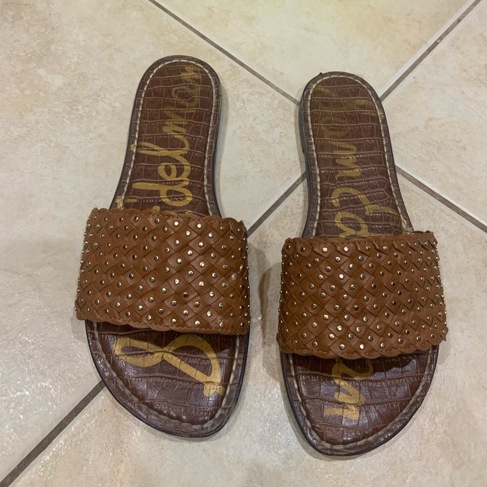 Sam Edelman Woven Slide Geraldine Saddle Size 9.5